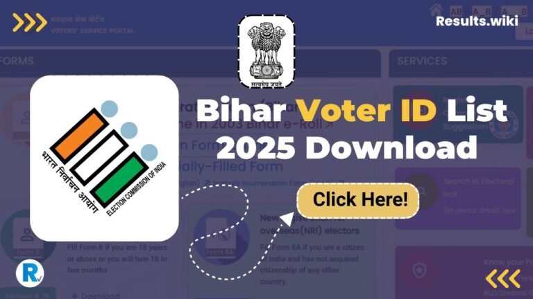 Bihar Voter ID List 2025