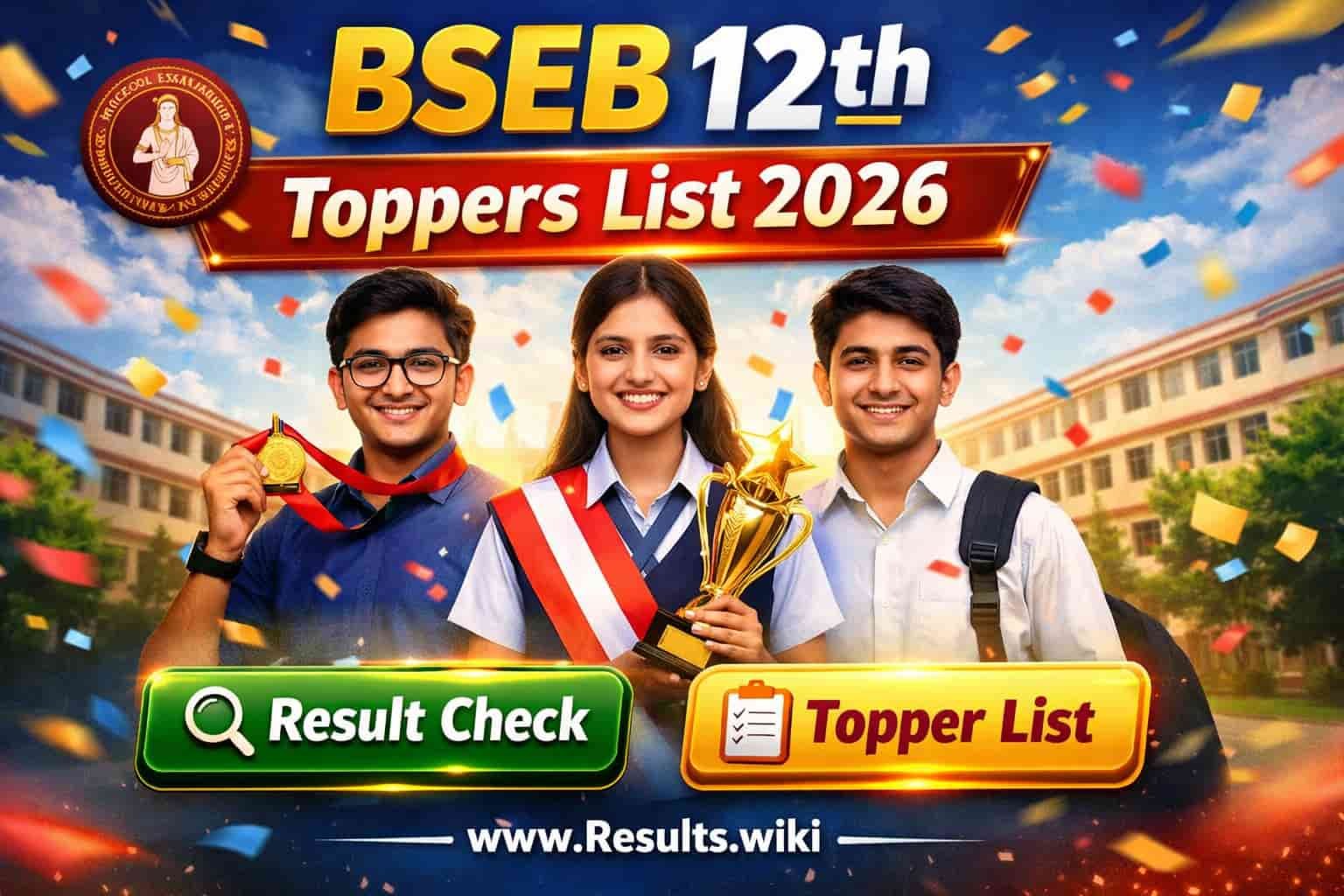 Bseb 12th Toppers list 2026