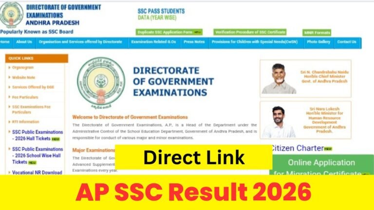 AP 10th Result 2026 – BSEAP SSC Result Expected Soon at bse.ap.gov.in