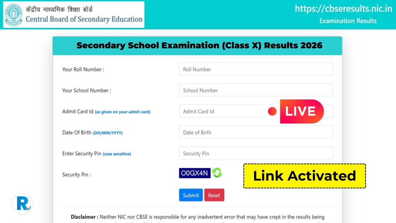 CBSE 10th Result 2026 Today