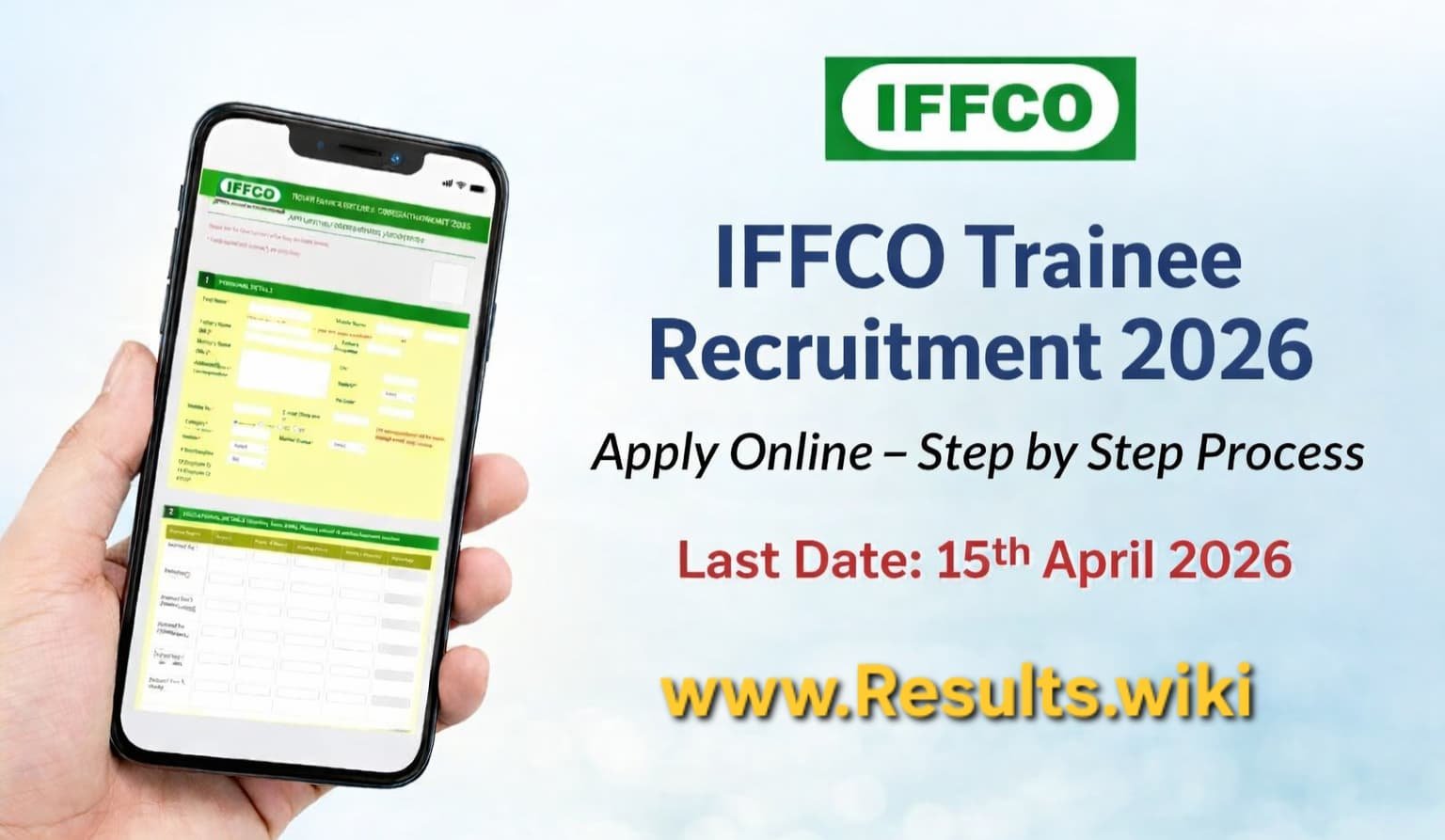 IFFCO Trainee Recruitment 2026