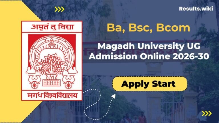 Magadh University UG Admission 2026 30