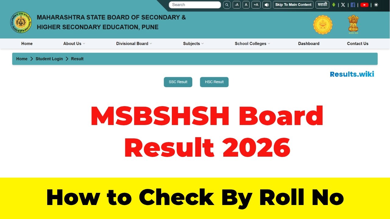 Maharashtra Board 10th, 12th Results 2026