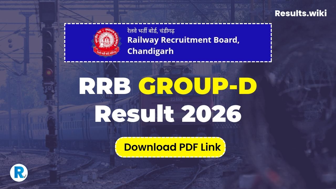 RRB Group D Result 2026