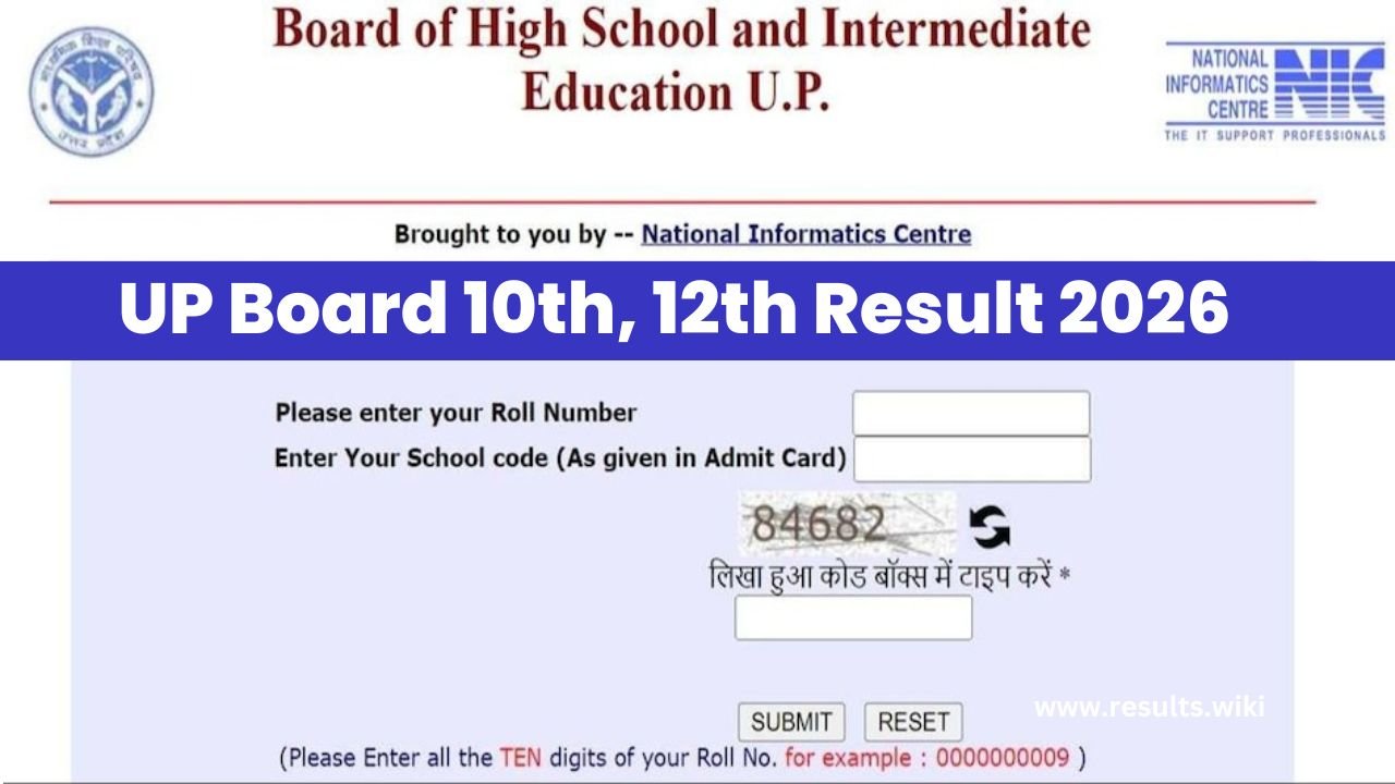 UPMSP UP Board 10th 12th Result 2026 — Check at upmsp.edu.in