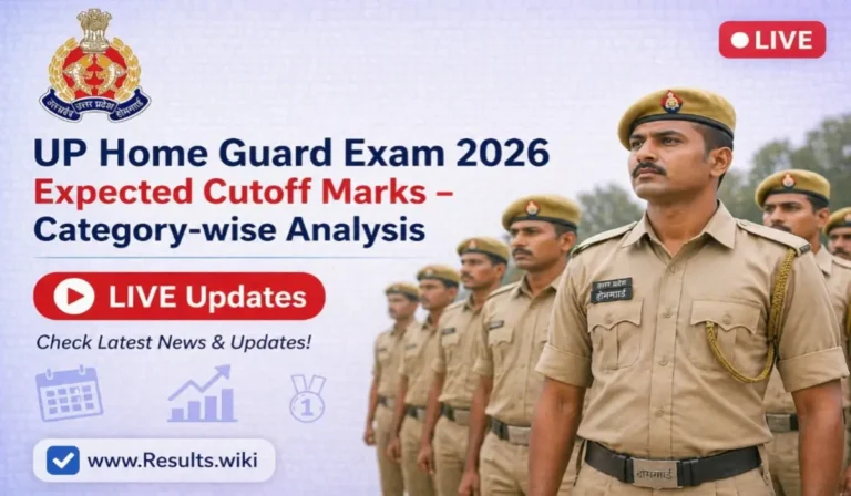 UP Home Guard Exam 2026 Expected Cutoff Marks – Category-wise Analysis